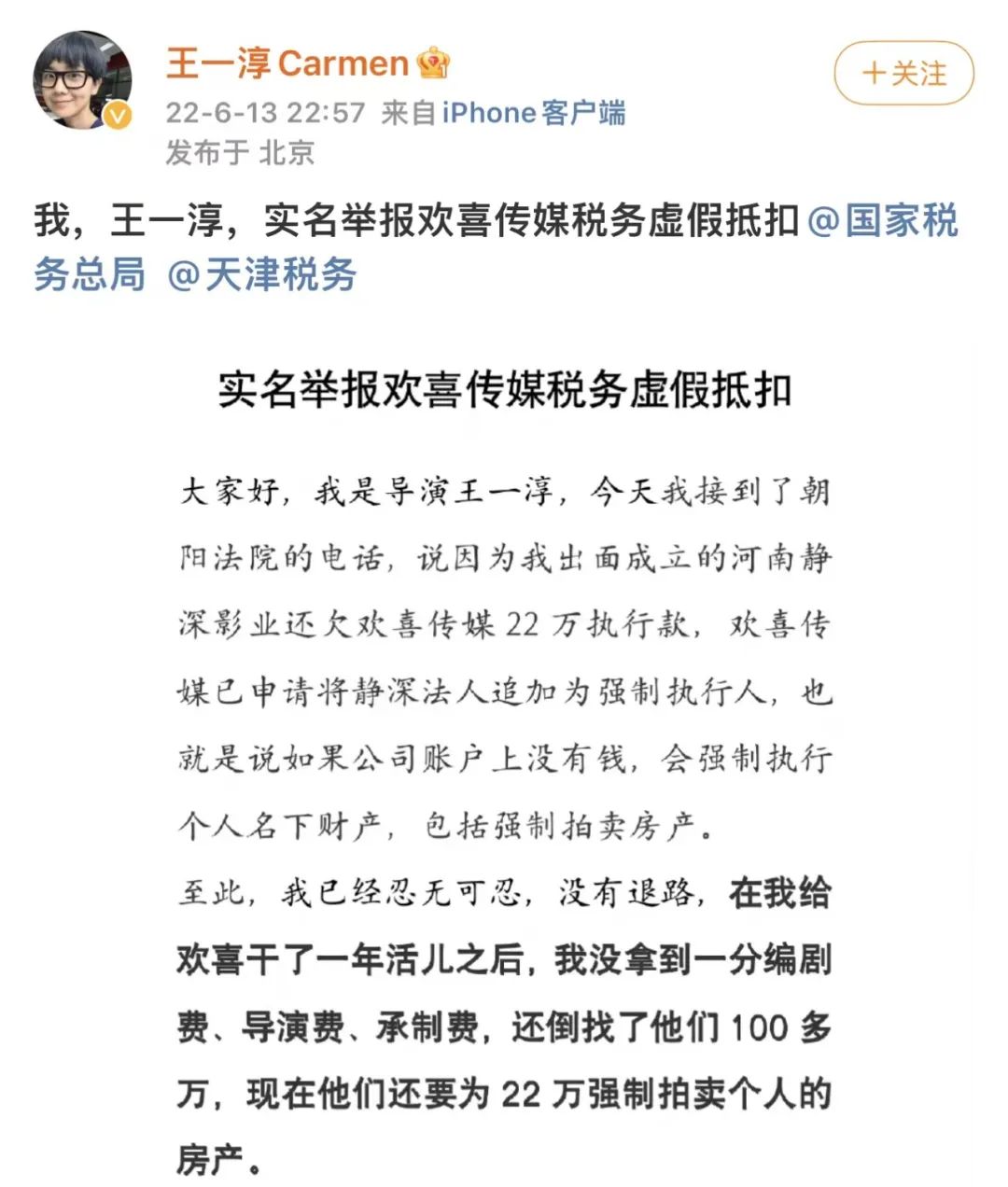 徐峥公司被举报税务虚假抵扣插图